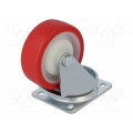 JTPU 1002 5100; Transport wheel; Ø: 100mm; W: 30mm; H: 128mm; torsional; 250kg; COLSON JTPU 1002 5100; Transport wheel; Ø: 100mm; W: 30mm; H: 128mm; torsional; 250kg; COLSON