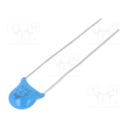 JYC3D471KBB065000B; Capacitor: ceramic; 470pF; 2kVDC; Y5P; ±10%; 5mm; Jb Capacitors