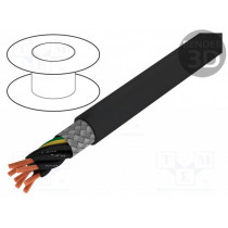 11518; Wire; JZ-600-Y-CY; 4G1mm2; tinned copper braid; PVC; black; HELUKABEL