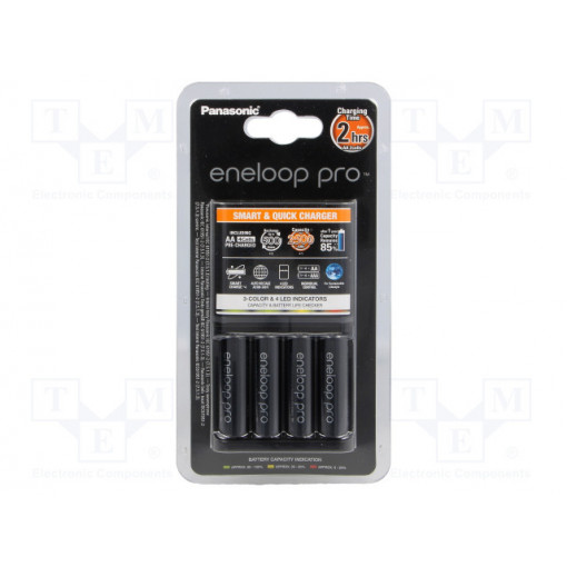 K-KJ55HCD40E; Charger: microprocessor-based; Ni-MH; Size: AA,AAA,R03,R6; PANASONIC