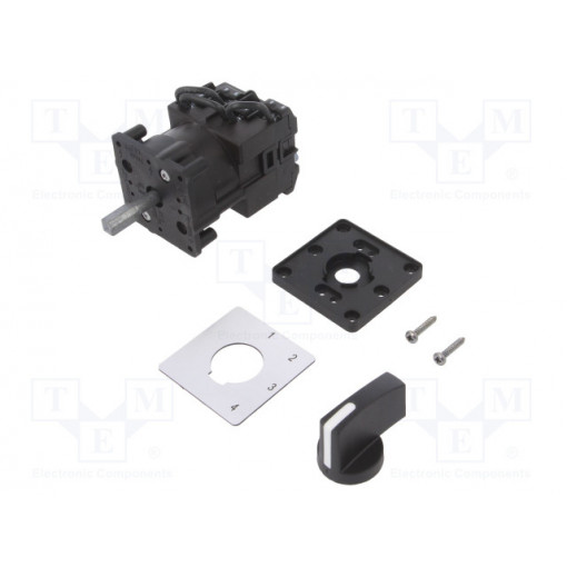 K1D004NLH; Switch: cam switch; Stabl.pos: 4; 12A; 1-2-3-4; Poles: 1; Pos: 4; SCHNEIDER ELECTRIC K1D004NLH; Switch: cam switch; Stabl.pos: 4; 12A; 1-2-3-4; Poles: 1; Pos: 4; SCHNEIDER ELECTRIC