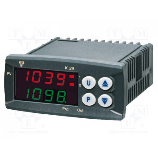 K39T-LCRR; Module: regulator; temperature; SPDT; OUT 2: SPDT; on panel; 24VAC; ASCON TECNOLOGIC K39T-LCRR; Module: regulator; temperature; SPDT; OUT 2: SPDT; on panel; 24VAC; ASCON TECNOLOGIC