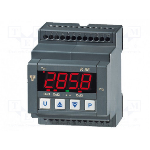 K85T-HCRR; Module: regulator; temperature; SPDT; OUT 2: SPDT; DIN; 250VAC/8A; ASCON TECNOLOGIC K85T-HCRR; Module: regulator; temperature; SPDT; OUT 2: SPDT; DIN; 250VAC/8A; ASCON TECNOLOGIC