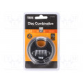 K11670D; Padlock; Width: 70mm; 4 digit code; Kind: round,combination code; KASP
