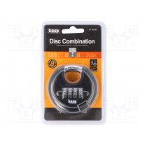 K11670D; Padlock; Width: 70mm; 4 digit code; Kind: round,combination code; KASP