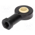 KBRM-10; Ball joint; Øhole: 10mm; Thread: M10; Mat: igumid G; Pitch: 1,5; igus