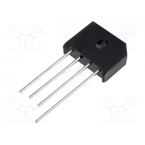 KBU1001; Single-phase bridge rectifier; Urmax: 100V; If: 10A; Ifsm: 180A; YANGJIE TECHNOLOGY