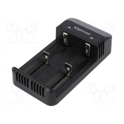 C2; Charger: for rechargeable batteries; Li-Ion; 3.6/3.7V; 2A; 5VDC; KEEPPOWER C2; Charger: for rechargeable batteries; Li-Ion; 3.6/3.7V; 2A; 5VDC; KEEPPOWER