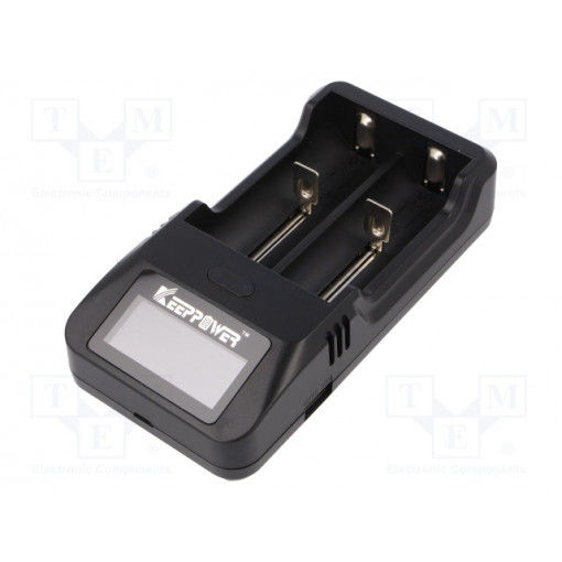 L2 PLUS; Charger: for rechargeable batteries; Li-Ion; 3.6/3.7V; 1A; 5VDC; KEEPPOWER