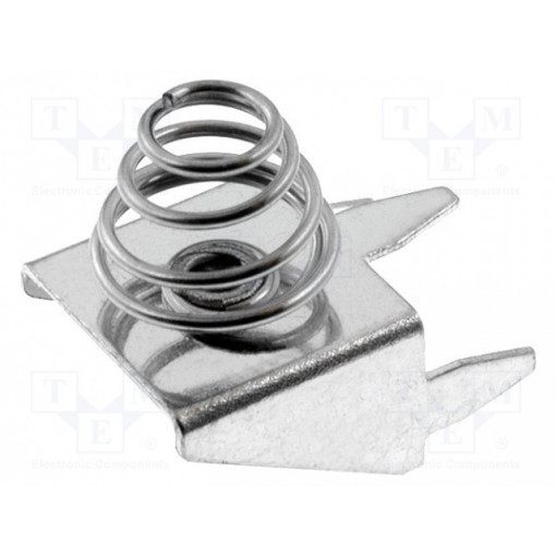 629; Spring contact; Mounting: PCB; Size: AA,AAA,N,R1,R3,R6; Batt.no: 1; KEYSTONE