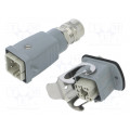1712590000 HDC-KIT-HA 04.400; Connector: HDC; male + female; plug + socket; HA; PIN: 5; 4+PE; PG11; WEIDMÜLLER