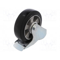 KJE-ALGE 160K-HC; Transport wheel; Ø: 160mm; W: 50mm; H: 195mm; torsional with lock; RADER