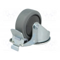 KJE-WTE 80K1-HC; Transport wheel; Ø: 80mm; W: 32mm; H: 105mm; torsional with lock; RADER