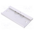 KL 35 L 100; DIN rail mounting bracket; Mat: aluminium; 100mm; Rail: TS35; FISCHER ELEKTRONIK