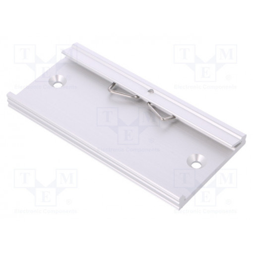 KL 35 L 100; DIN rail mounting bracket; Mat: aluminium; 100mm; Rail: TS35; FISCHER ELEKTRONIK