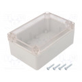 KM-175GTRC; Enclosure: multipurpose; X: 90mm; Y: 135mm; Z: 55mm; ABS; grey; IP65; MASZCZYK