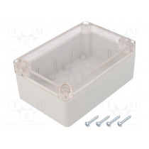 KM-175GTRC; Enclosure: multipurpose; X: 90mm; Y: 135mm; Z: 55mm; ABS; grey; IP65; MASZCZYK