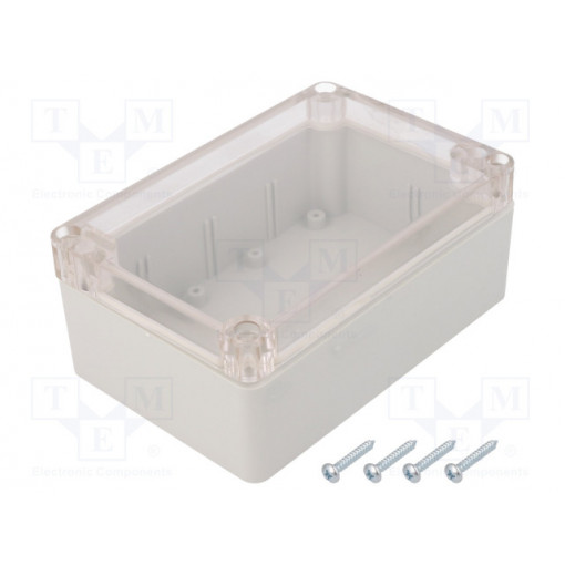 KM-175GTRC; Enclosure: multipurpose; X: 90mm; Y: 135mm; Z: 55mm; ABS; grey; IP65; MASZCZYK