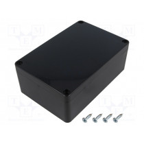KM-176BK; Enclosure: multipurpose; X: 90mm; Y: 135mm; Z: 50mm; ABS; black; IP65; MASZCZYK