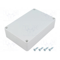 KM-178G; Enclosure: multipurpose; X: 90mm; Y: 135mm; Z: 35mm; ABS; grey; IP65; MASZCZYK