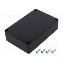 KM-178IBK; Enclosure: multipurpose; X: 90mm; Y: 135mm; Z: 35mm; ABS; black; IP65; MASZCZYK