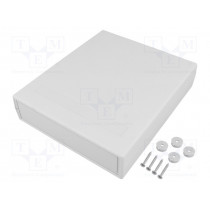 KM-190G; Enclosure: with panel; X: 150mm; Y: 178mm; Z: 40mm; ABS; grey; MASZCZYK
