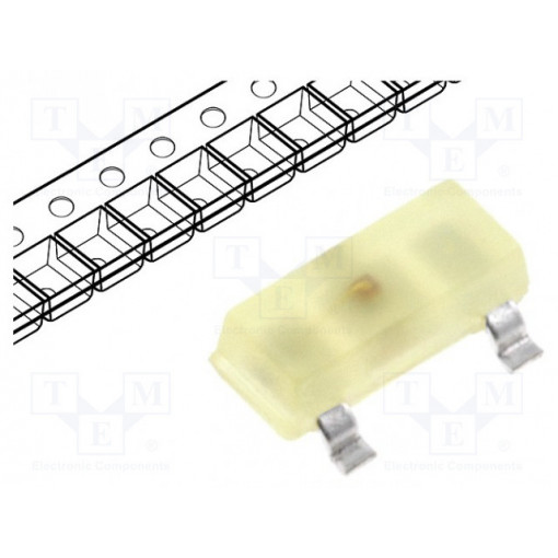 KM-23YD-F; LED; SMD; SOT23; yellow; 1.6÷5mcd; 3x1.3x1.05mm; 140°; 2.1÷2.5V; KINGBRIGHT ELECTRONIC