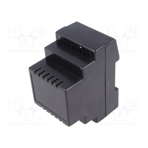 KM-73/BK; Enclosure: for DIN rail mounting; Y: 53mm; X: 91mm; Z: 70mm; ABS; MASZCZYK
