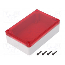 KM-76GTRR; Enclosure: multipurpose; X: 80mm; Y: 120mm; Z: 36mm; ABS; grey; MASZCZYK
