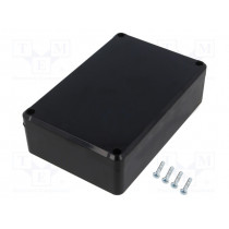 KM-76IBK; Enclosure: multipurpose; X: 80mm; Y: 120mm; Z: 36mm; ABS; black; MASZCZYK