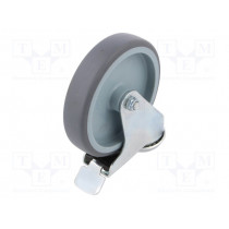 KMA-TPA 125S-HC; Transport wheel; Ø: 125mm; W: 27mm; H: 157mm; torsional with lock; RADER