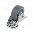 KMA-TPA 50S-HC; Transport wheel; Ø: 50mm; W: 20mm; H: 69.5mm; torsional with lock; RADER