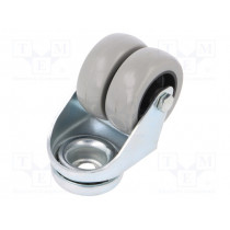 KMDA-PPU 50S; Transport wheel; Ø: 50mm; W: 36mm; H: 71mm; twin wheels,torsional; RADER