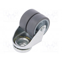 KMDA-TPA 50S; Transport wheel; Ø: 50mm; W: 34mm; H: 71mm; twin wheels,torsional; RADER