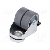 KMDA-TPA 50S-HC; Transport wheel; Ø: 50mm; W: 34mm; H: 71mm; twin wheels; 70kg; RADER