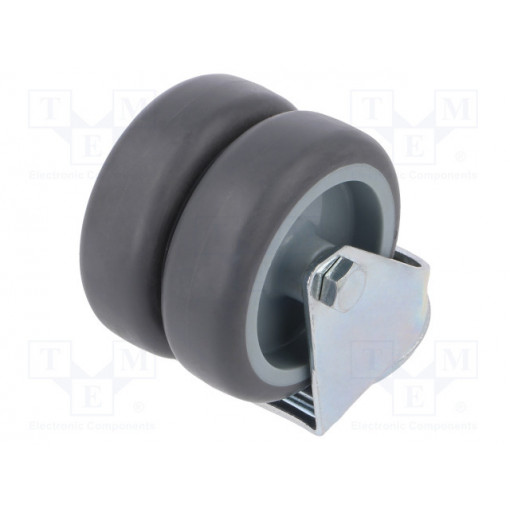 KMDA-TPA 75S; Transport wheel; Ø: 75mm; W: 50mm; H: 100mm; twin wheels,torsional; RADER