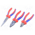 00 20 11; Kit: pliers; Pcs: 3; Package: cardboard packaging; KNIPEX 00 20 11; Kit: pliers; Pcs: 3; Package: cardboard packaging; KNIPEX