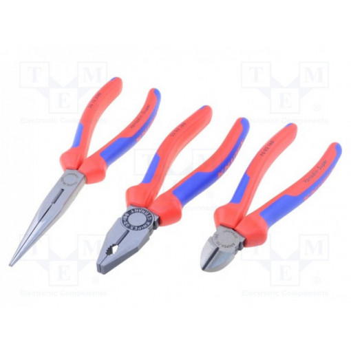 00 20 11; Kit: pliers; Pcs: 3; Package: cardboard packaging; KNIPEX