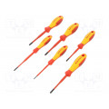 00 20 12 V05; Kit: screwdrivers; Pcs: 6; insulated; 1kVAC; KNIPEX