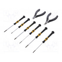 00 20 18 ESD; Kit: general purpose; Pcs: 8; ESD; Package: bag; KNIPEX 00 20 18 ESD; Kit: general purpose; Pcs: 8; ESD; Package: bag; KNIPEX