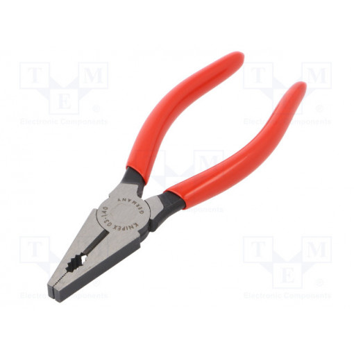 03 01 140; Pliers; for gripping and cutting,universal; plastic handle; KNIPEX 03 01 140; Pliers; for gripping and cutting,universal; plastic handle; KNIPEX