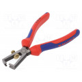 11 02 160; Stripping tool; Wire: round; 7AWG; Cond.cross sec: 10mm2; 5mm; KNIPEX