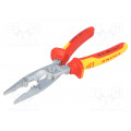 13 86 200; Pliers; insulated,universal; Version: insulated; steel; 200mm; KNIPEX