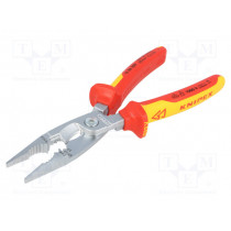 13 86 200; Pliers; insulated,universal; Version: insulated; steel; 200mm; KNIPEX 13 86 200; Pliers; insulated,universal; Version: insulated; steel; 200mm; KNIPEX
