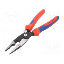 13 92 200; Pliers; for gripping and cutting,universal; 200mm; KNIPEX