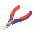35 32 115; Pliers; precision,half-rounded nose; 115mm; KNIPEX