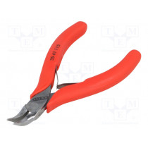 35 41 115; Pliers; curved,precision,half-rounded nose; 115mm; KNIPEX