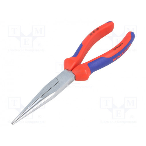38 15 200; Pliers; curved,half-rounded nose; 200mm; KNIPEX