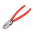 70 01 180; Pliers; side,cutting; plastic handle; Pliers len: 180mm; KNIPEX