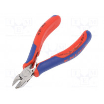 77 02 120 H; Pliers; side,cutting; two-component handle grips; KNIPEX